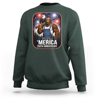Funny Bigfoot America 250 Years Of American Freedom Sweatshirt