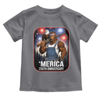 Funny Bigfoot America 250 Years Of American Freedom Toddler T Shirt
