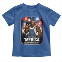 Funny Bigfoot America 250 Years Of American Freedom Toddler T Shirt