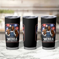 Funny Bigfoot America 250 Years Of American Freedom Tumbler Cup