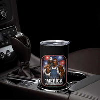 Funny Bigfoot America 250 Years Of American Freedom Tumbler Cup