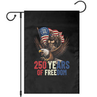 Funny Patriotic Bigfoot Garden Flag 250 Years Of American Freedom