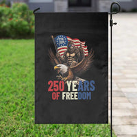 Funny Patriotic Bigfoot Garden Flag 250 Years Of American Freedom