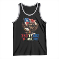 Funny Patriotic Bigfoot Tank Top 250 Years Of American Freedom