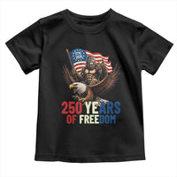 Funny Patriotic Bigfoot Toddler T Shirt 250 Years Of American Freedom