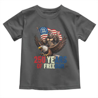 Funny Patriotic Bigfoot Toddler T Shirt 250 Years Of American Freedom