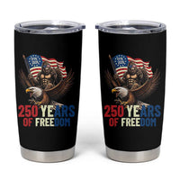 Funny Patriotic Bigfoot Tumbler Cup 250 Years Of American Freedom
