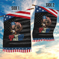 Funny Patriotic Bigfoot Garden Flag 250 Years Of American Freedom