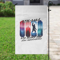Funny Patriotic Bigfoot Garden Flag 250 Years And Still Undiscovered