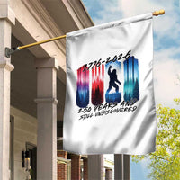 Funny Patriotic Bigfoot Garden Flag 250 Years And Still Undiscovered
