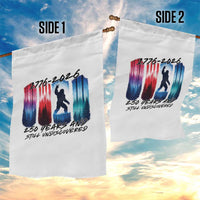Funny Patriotic Bigfoot Garden Flag 250 Years And Still Undiscovered
