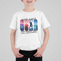 Funny Patriotic Bigfoot T Shirt For Kid 250 Years And Still Undiscovered