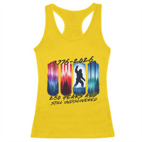 Funny Patriotic Bigfoot Racerback Tank Top 250 Years And Still Undiscovered