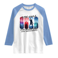 Funny Patriotic Bigfoot Raglan Shirt 250 Years And Still Undiscovered