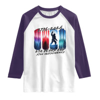 Funny Patriotic Bigfoot Raglan Shirt 250 Years And Still Undiscovered