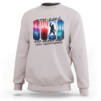 Funny Patriotic Bigfoot Sweatshirt 250 Years And Still Undiscovered