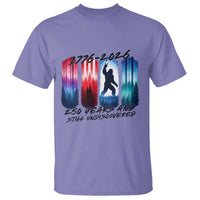 Funny Patriotic Bigfoot T Shirt 250 Years And Still Undiscovered