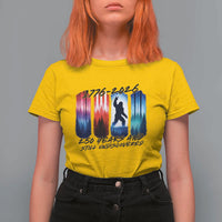 Funny Patriotic Bigfoot T Shirt For Women 250 Years And Still Undiscovered