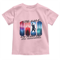 Funny Patriotic Bigfoot Toddler T Shirt 250 Years And Still Undiscovered