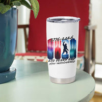 Funny Patriotic Bigfoot Tumbler Cup 250 Years And Still Undiscovered