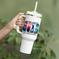 Funny Patriotic Bigfoot Tumbler With Handle 250 Years And Still Undiscovered
