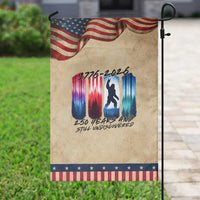 Funny Patriotic Bigfoot Garden Flag 250 Years And Still Undiscovered