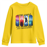 Funny Patriotic Bigfoot Youth Sweatshirt 250 Years And Still Undiscovered