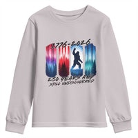Funny Patriotic Bigfoot Youth Sweatshirt 250 Years And Still Undiscovered