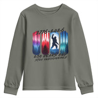 Funny Patriotic Bigfoot Youth Sweatshirt 250 Years And Still Undiscovered