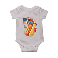 Funny Patriotic Hotdog Baby Onesie USA 250th Anniversary