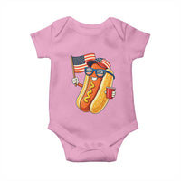 Funny Patriotic Hotdog Baby Onesie USA 250th Anniversary