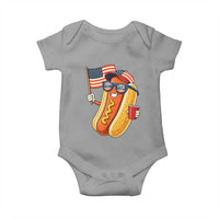 Funny Patriotic Hotdog Baby Onesie USA 250th Anniversary