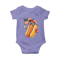Funny Patriotic Hotdog Baby Onesie USA 250th Anniversary
