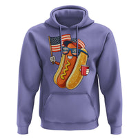 Funny Patriotic Hotdog Hoodie USA 250th Anniversary