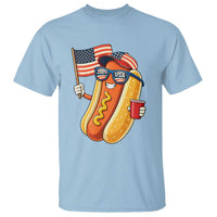 Funny Patriotic Hotdog T Shirt USA 250th Anniversary