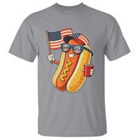 Funny Patriotic Hotdog T Shirt USA 250th Anniversary