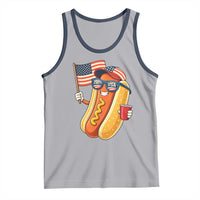 Funny Patriotic Hotdog Tank Top USA 250th Anniversary