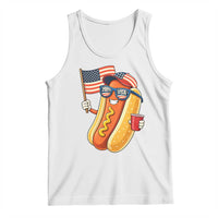 Funny Patriotic Hotdog Tank Top USA 250th Anniversary