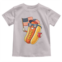 Funny Patriotic Hotdog Toddler T Shirt USA 250th Anniversary