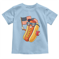 Funny Patriotic Hotdog Toddler T Shirt USA 250th Anniversary