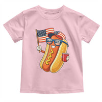 Funny Patriotic Hotdog Toddler T Shirt USA 250th Anniversary