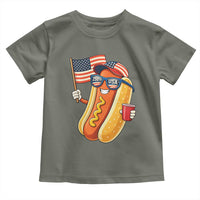Funny Patriotic Hotdog Toddler T Shirt USA 250th Anniversary
