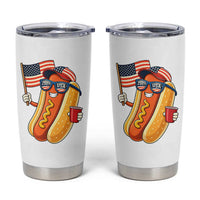 Funny Patriotic Hotdog Tumbler Cup USA 250th Anniversary