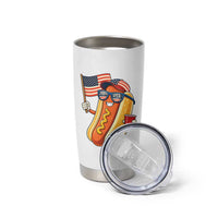 Funny Patriotic Hotdog Tumbler Cup USA 250th Anniversary