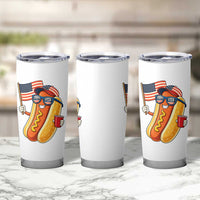 Funny Patriotic Hotdog Tumbler Cup USA 250th Anniversary