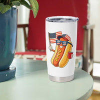Funny Patriotic Hotdog Tumbler Cup USA 250th Anniversary