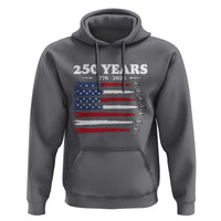 American Flag Fighter Jets Hoodie USA 250 Years Of Freedom