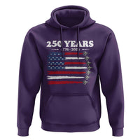 American Flag Fighter Jets Hoodie USA 250 Years Of Freedom