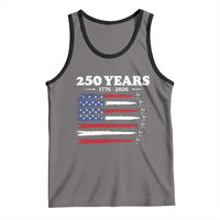 American Flag Fighter Jets Tank Top USA 250 Years Of Freedom