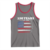 American Flag Fighter Jets Tank Top USA 250 Years Of Freedom